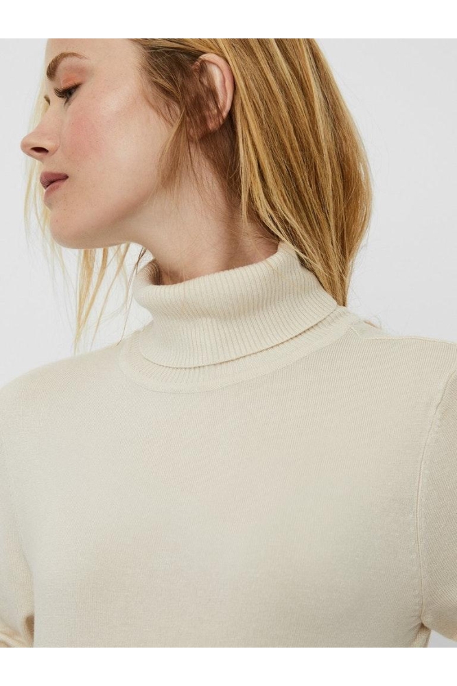 VMGLORY LS ROLLNECK BLOUSE NOOS 10231630 Birch