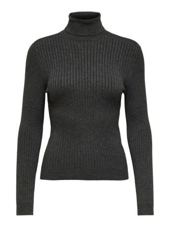 Only Trui ONLKAROL L/S ROLLNECK PULLOVER KNT 15165075 Dark Grey