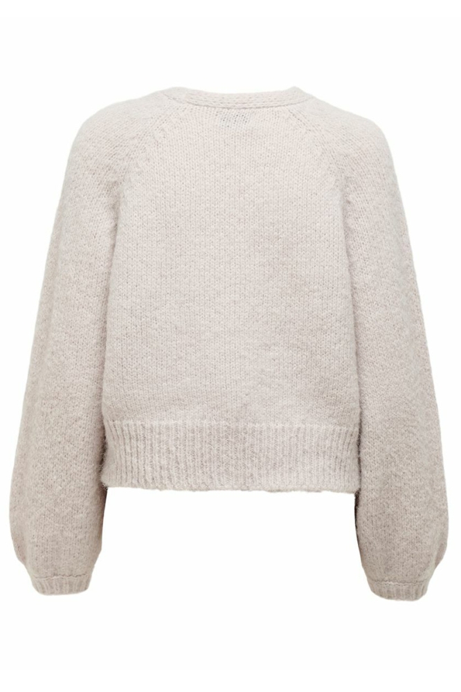 ONLALYSSA L/S LIFE CARDIGAN KNT 15210790 Pumice Stone