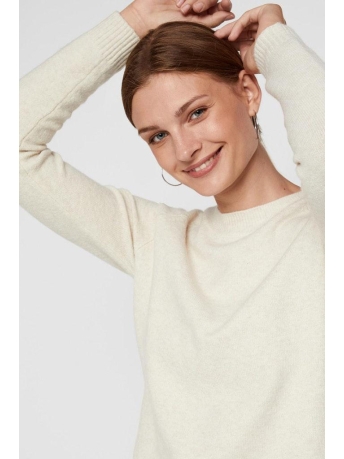 Vero Moda Trui VMDOFFY LS O-NECK BLOUSE GA NOOS 10201022 Birch/MELANGE