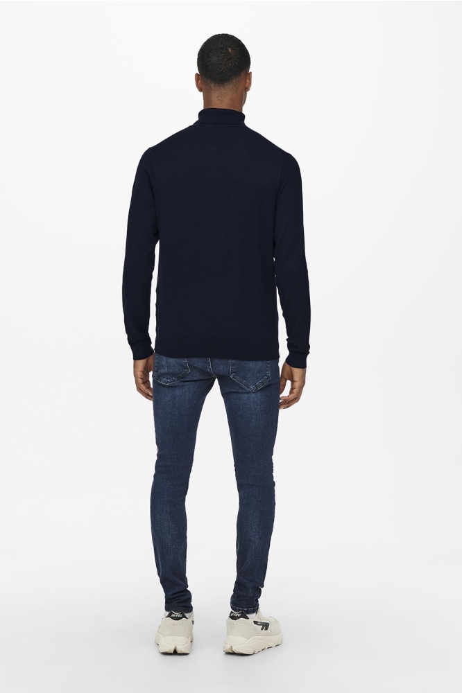 ONSWYLER LIFE ROLL NECK KNIT NOOS 22020879 Dark Navy