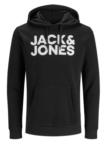 Jack & Jones Trui JJECORP LOGO SWEAT HOOD NOOS 12152840 Black/Reg/Large