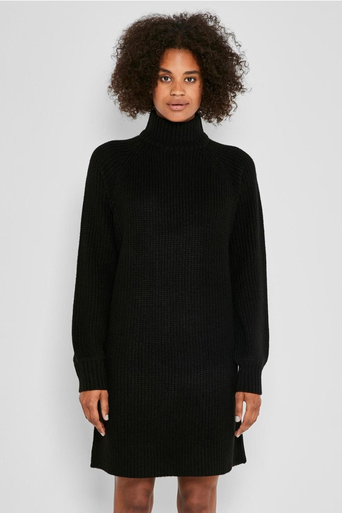 NMTIMMY L/S KNIT DRESS NOOS 27017055 Black