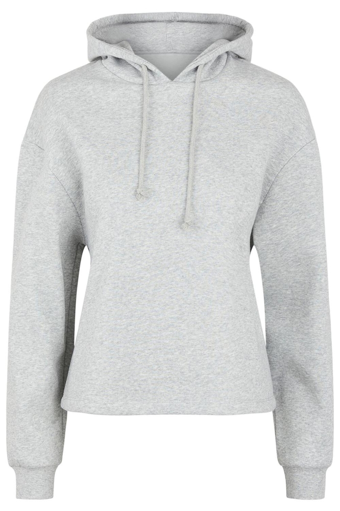 PCCHILLI LS HOODIE D2D BC 17113437 Light Grey Melange