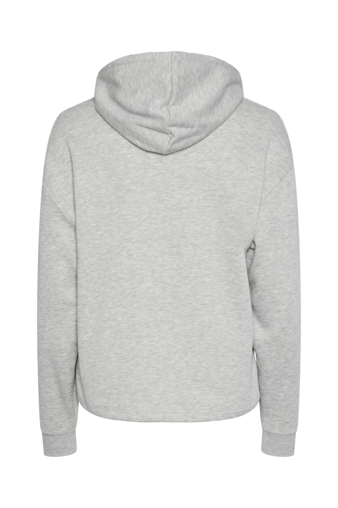 PCCHILLI LS HOODIE D2D BC 17113437 Light Grey Melange