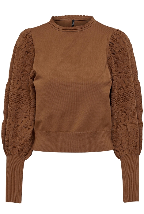 Only onlmelita l/s o-neck pullover knt