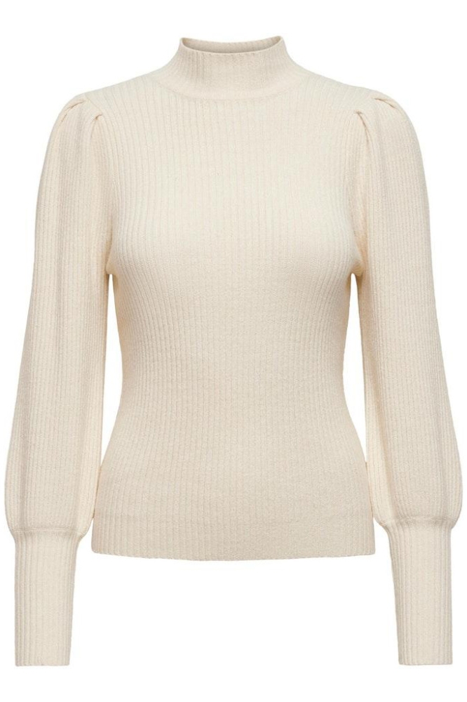 ONLKATIA L/S HIGHNECK PULLOVER CC K 15232494 WHITECAP GRAY/W.MELANGE