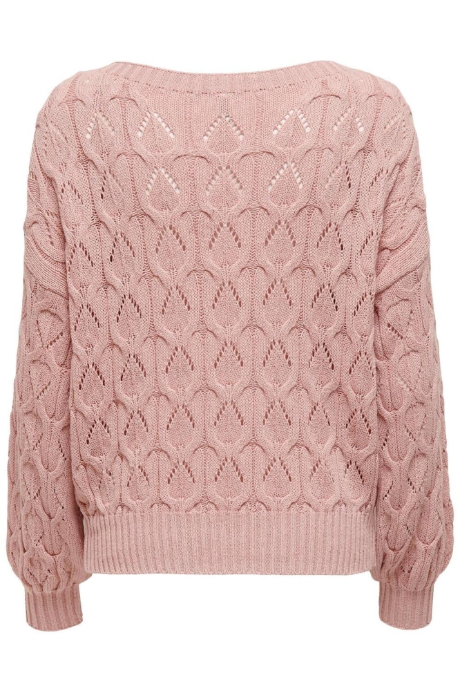 ONLBRYNN LIFE STRUCTURE L/S PUL KNT NOOS 15222853 ADOBE ROSE