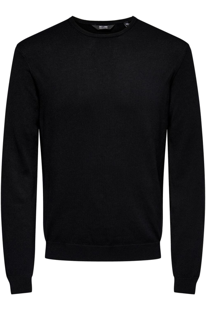 ONSWYLER LIFE LS CREW KNIT NOOS 22020088 Black