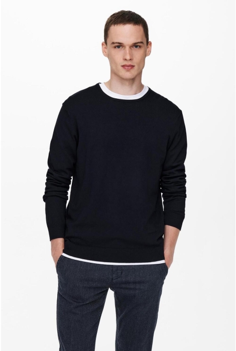 Only & Sons onswyler life ls crew knit noos