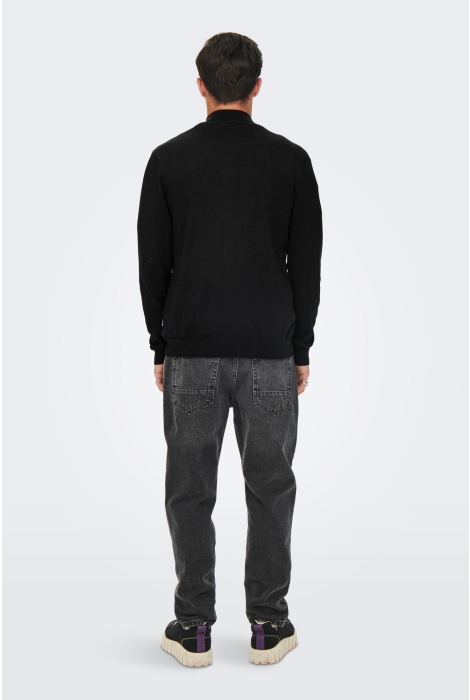 Only & Sons onswyler life ls half zip knit