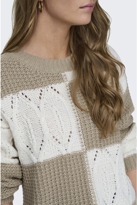 Jacqueline de Yong jdyjusty l/s mix structure pullover