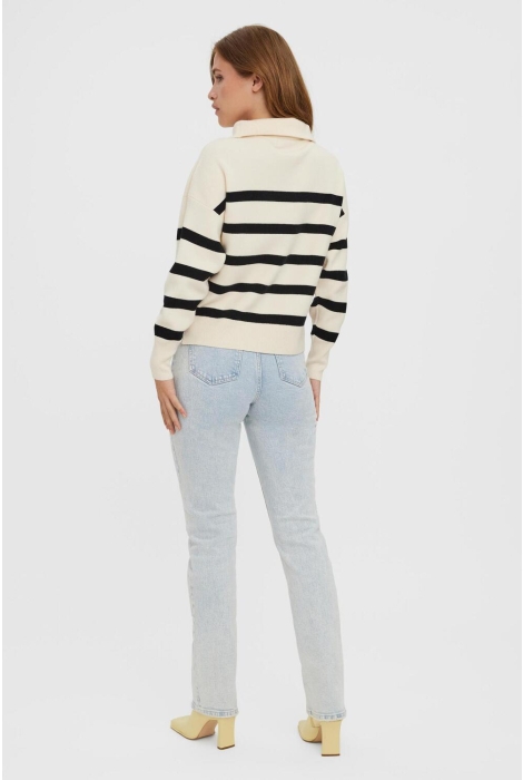 Vero Moda vmsaba stripe ls highneck blouse ga