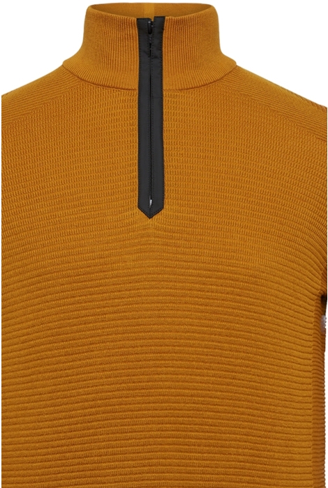 Vanguard half zip collar cotton structure