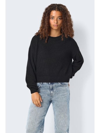 Noisy may Trui NMMAYSA L/S O-NECK KNIT NOOS 27021536 Black