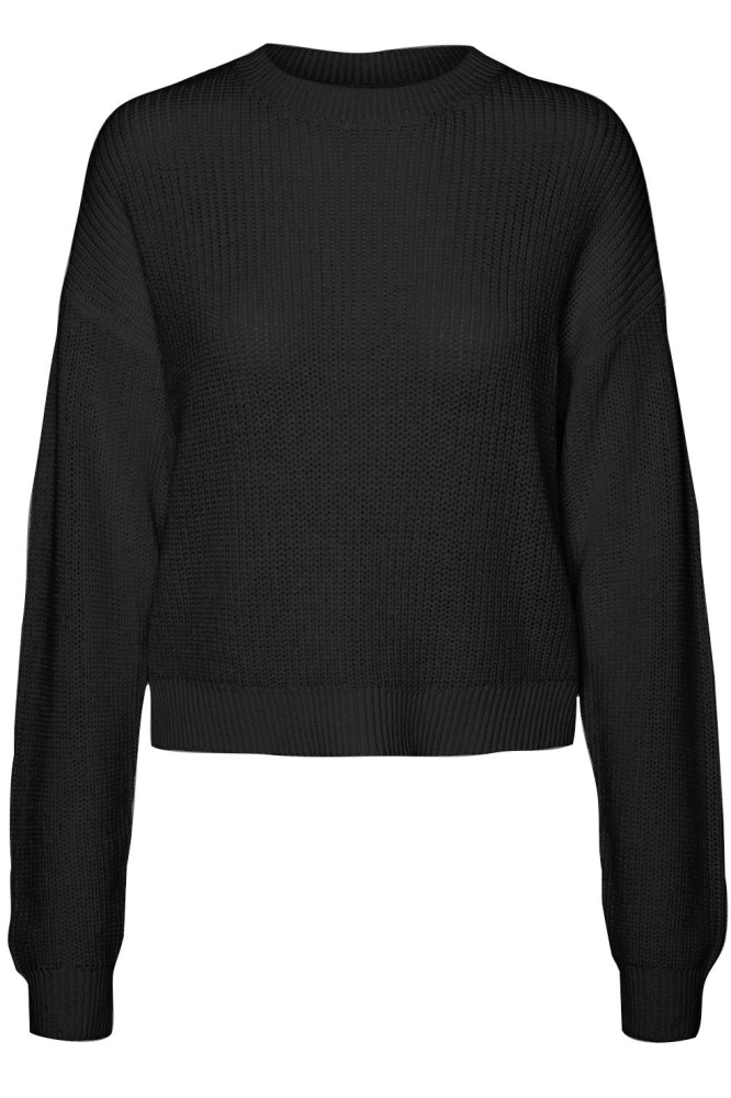 NMMAYSA L/S O-NECK KNIT NOOS 27021536 Black