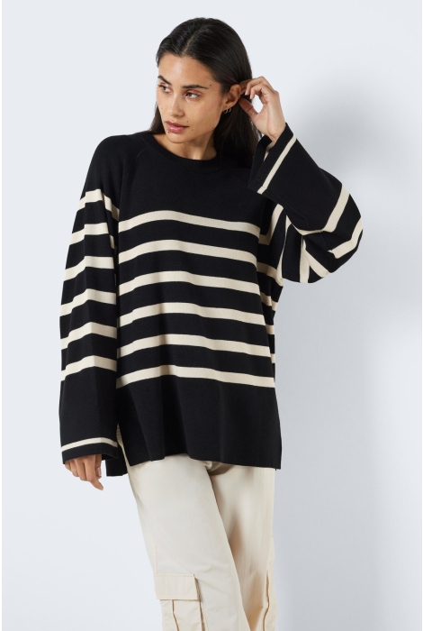 Noisy may nmfifi l/s o-neck tunic knit fwd