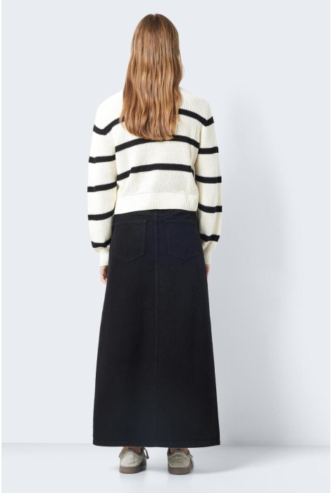 Noisy may nmmaysa l/s stripe o-neck knit