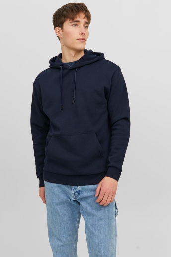 Jack & Jones Trui JJEBRADLEY SWEAT HOOD NOOS 12249340 NAVY BLAZER