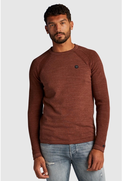 Cast Iron crewneck cotton heather plated cre