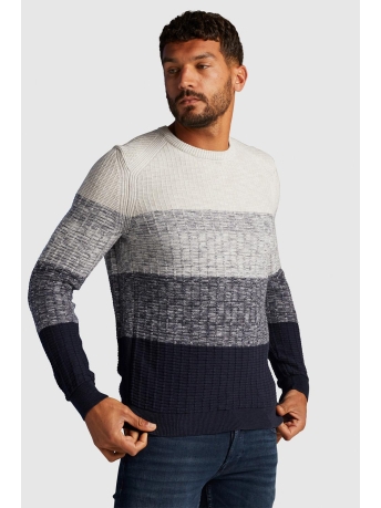 Cast Iron Trui PULLOVER WITH STRIPE PATTERN CKW2308310 5287