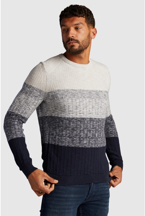 Cast Iron crewneck casual stripe crewneck