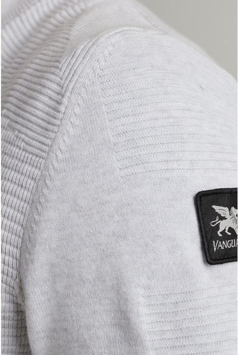 Vanguard half zip collar cotton structure