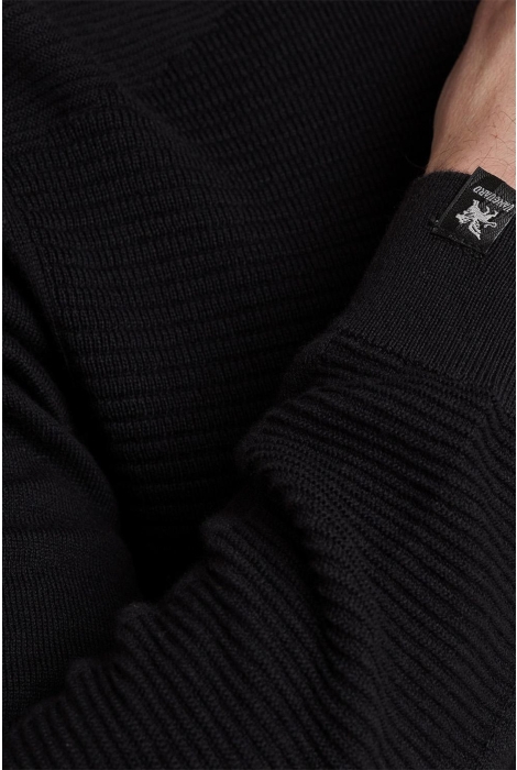 Vanguard half zip collar cotton structure