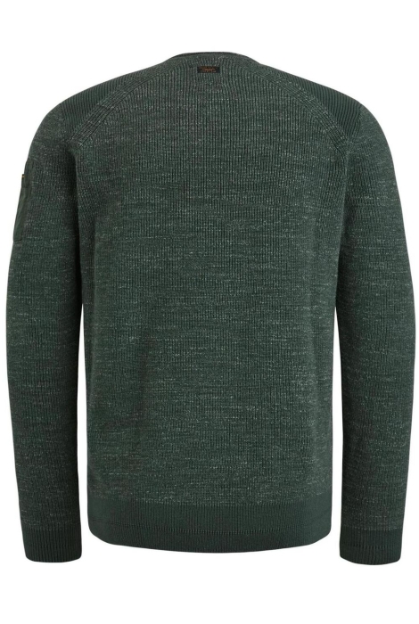 PME legend r-neck cotton rib melee knit