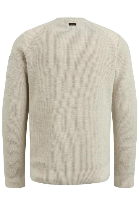 PME legend r-neck cotton rib melee knit