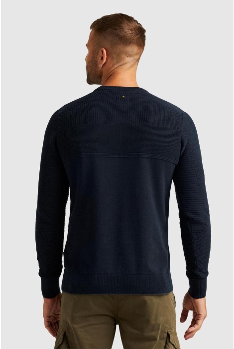 PME legend r-neck cotton structure knit