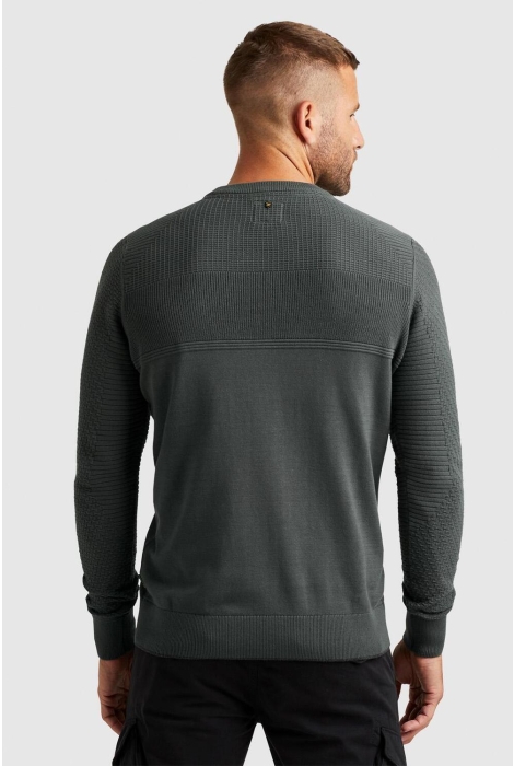 PME legend r-neck cotton structure knit