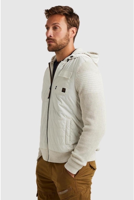 PME legend zip jacket material mix hybrid sty