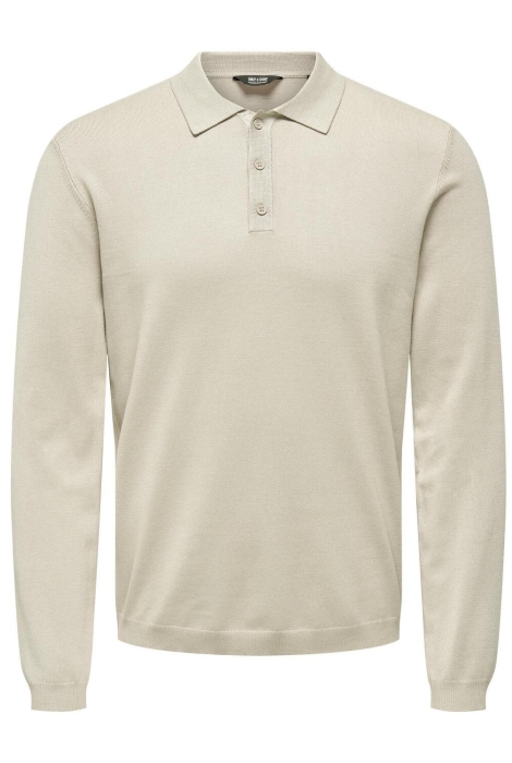 Only & Sons onswyler life reg 14 ls polo knit n