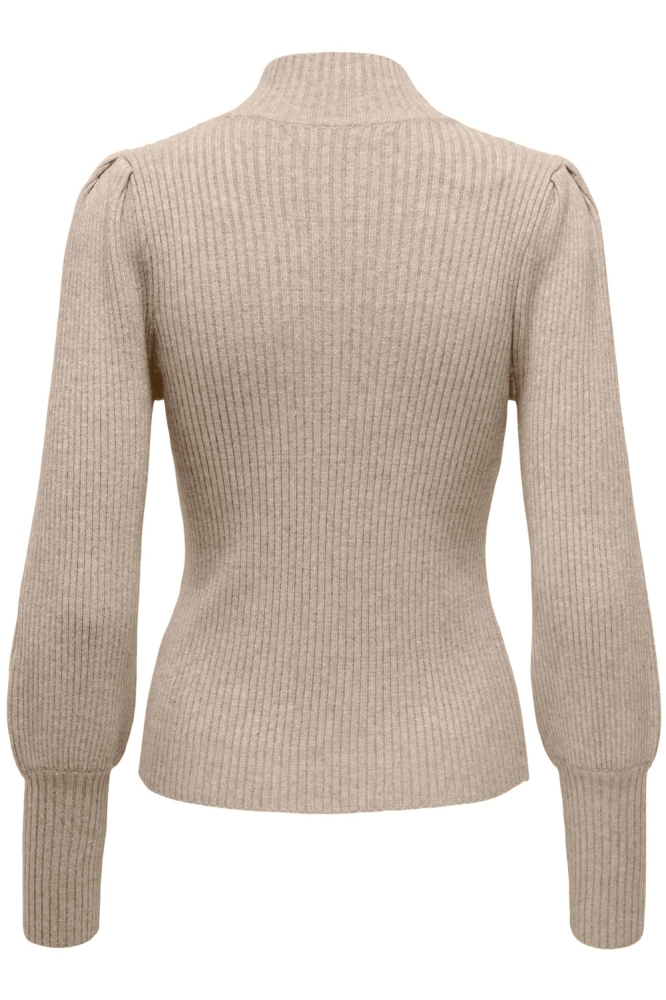 ONLKATIA L/S HIGHNECK PULLOVER KNT 15232494 MOCHA MERINGUE