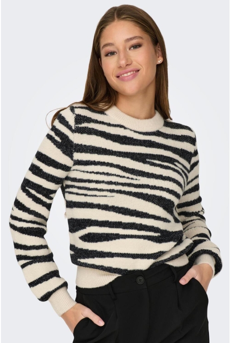 Jacqueline de Yong jdylorraine animal l/s pullover knt