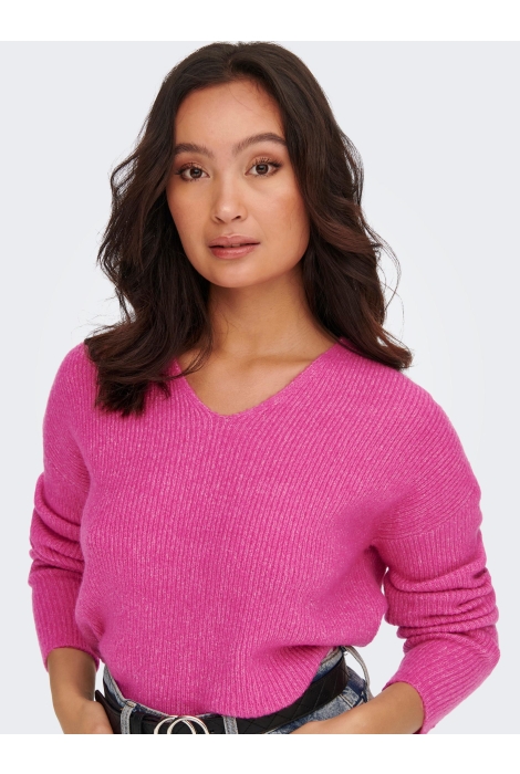 Only onlcamilla v-neck l/s pullover knt