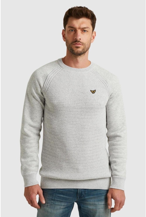 PME legend r-neck knit sweat combination