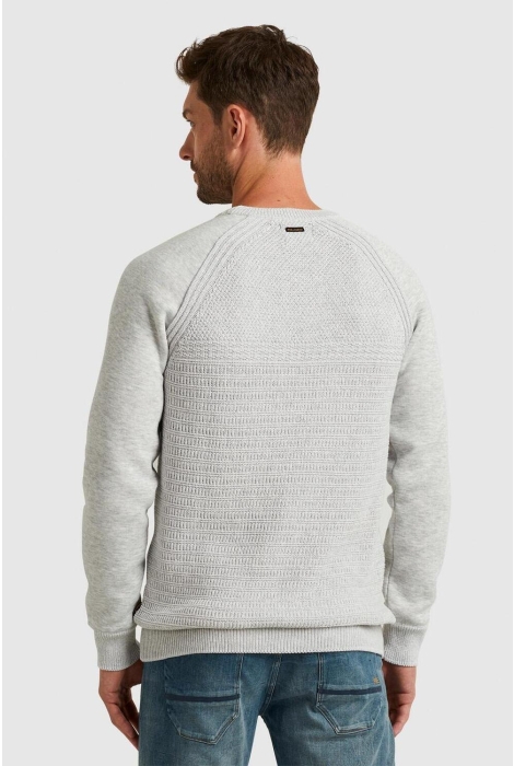 PME legend r-neck knit sweat combination