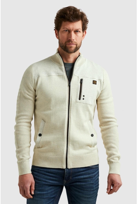 PME legend zip jacket knit sweat combination