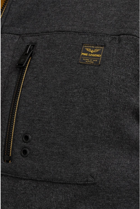 PME legend zip jacket knit sweat combination