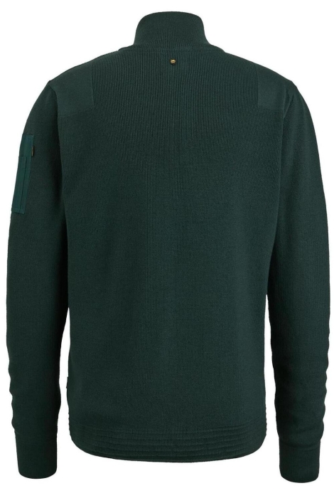 PME legend half zip collar cotton knit