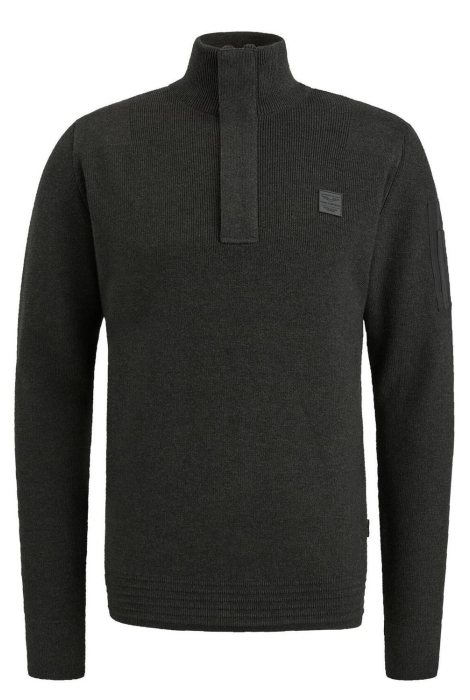 PME legend half zip collar cotton knit