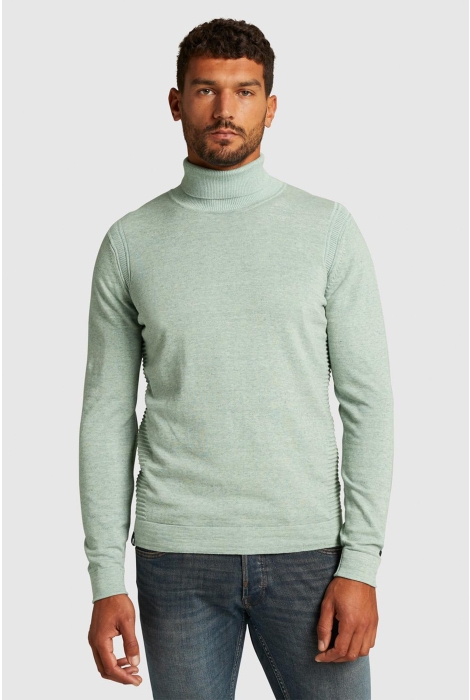 Cast Iron turtleneck cotton heather plated