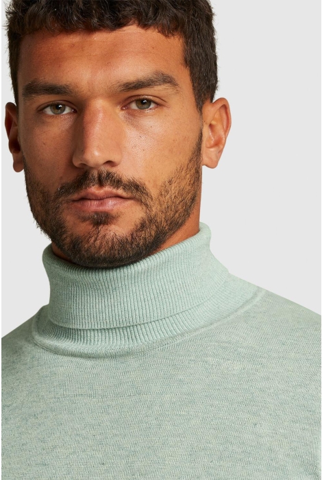 Cast Iron turtleneck cotton heather plated