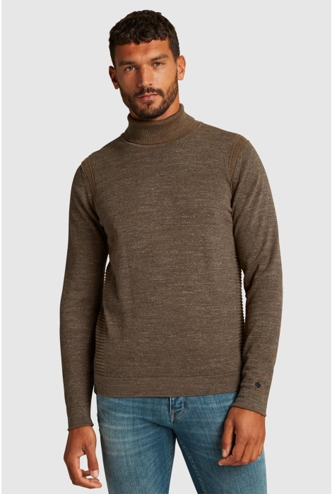 Cast Iron turtleneck cotton heather plated