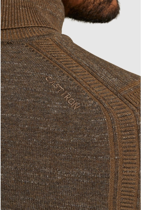 Cast Iron turtleneck cotton heather plated