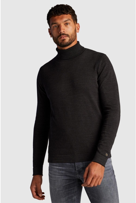 Cast Iron turtleneck cotton heather plated