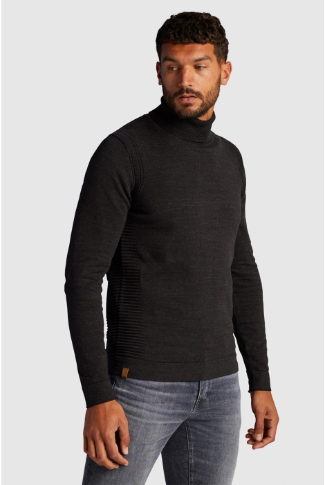 Cast Iron turtleneck cotton heather plated