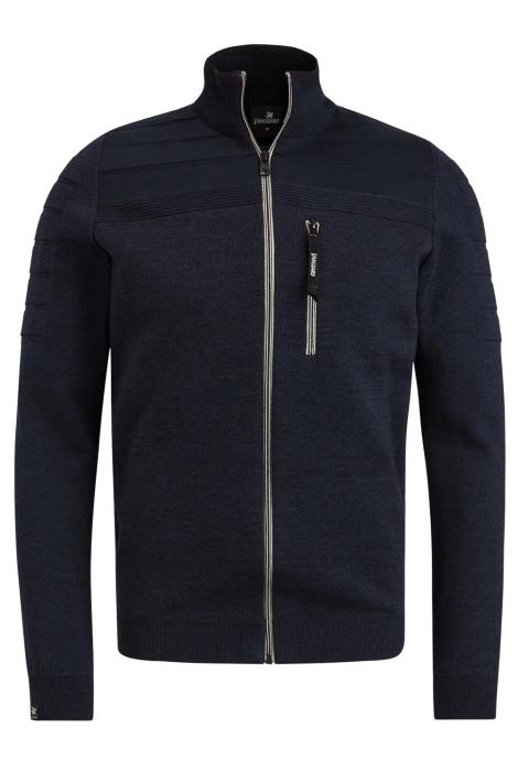 Vanguard zip jacket cotton bonded mouline